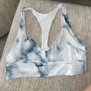 VARLEY blue marble sports bra perfect condition